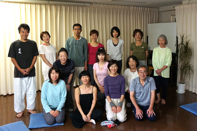 『カオン式在り方としてのヨガ』in健康道場サラ・シャンティ　2015年９月